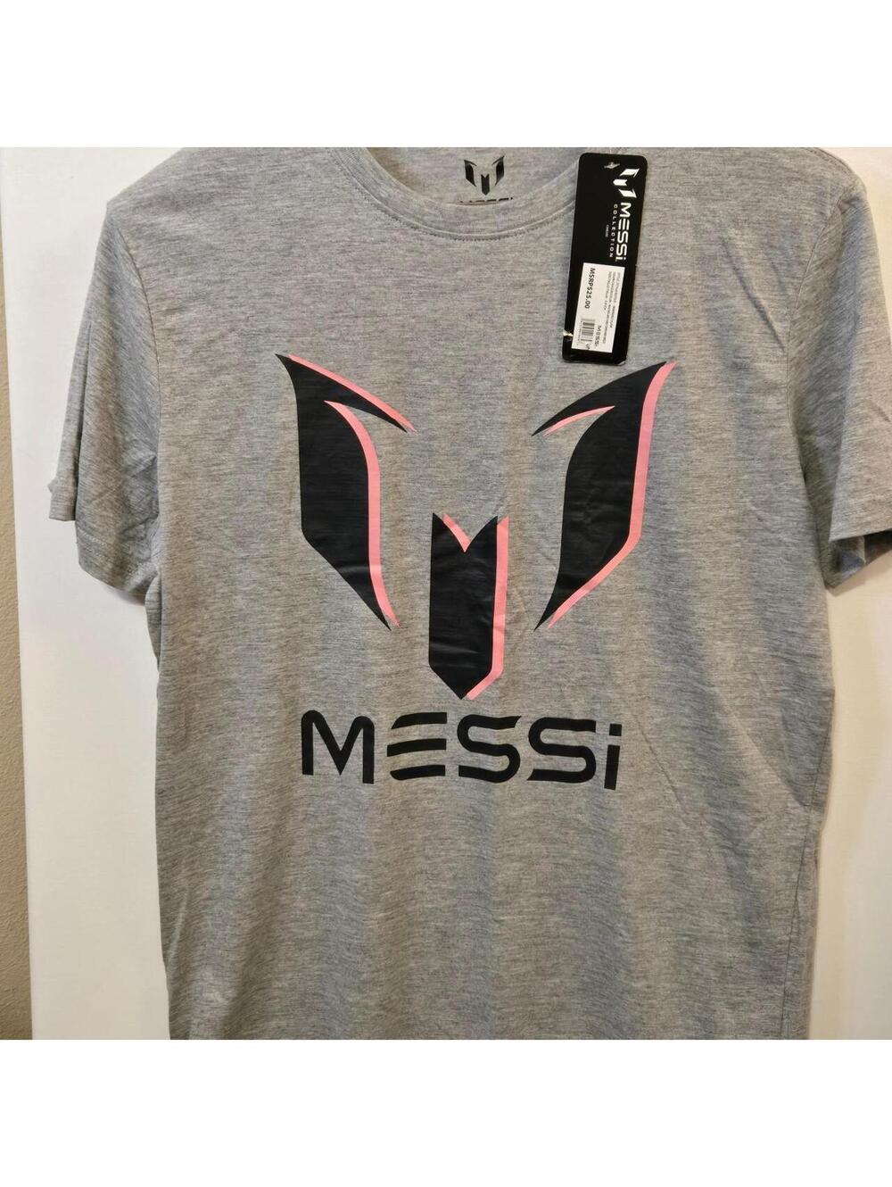 Messi Men's Grey Tshirt